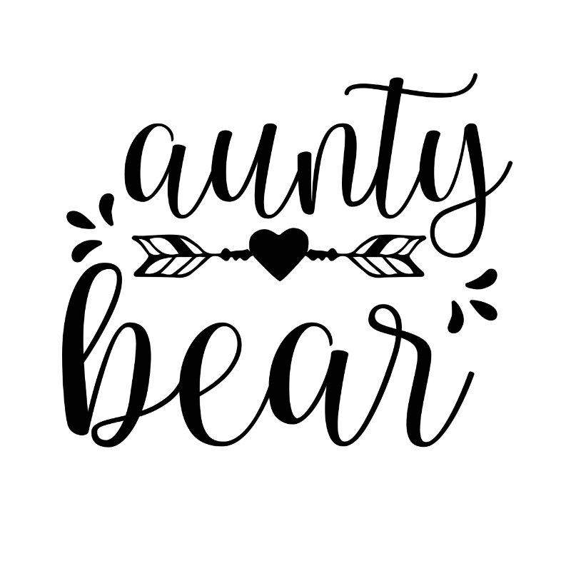 Aunty Bear Vinyl Decal