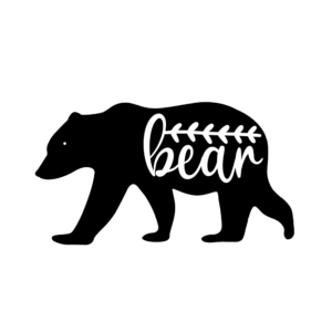 Bear Arrow Vinyl Decal