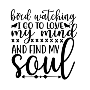 Bird Watching Find My Soul Vinyl Decal