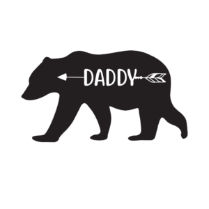 Daddy Bear Vinyl Decal