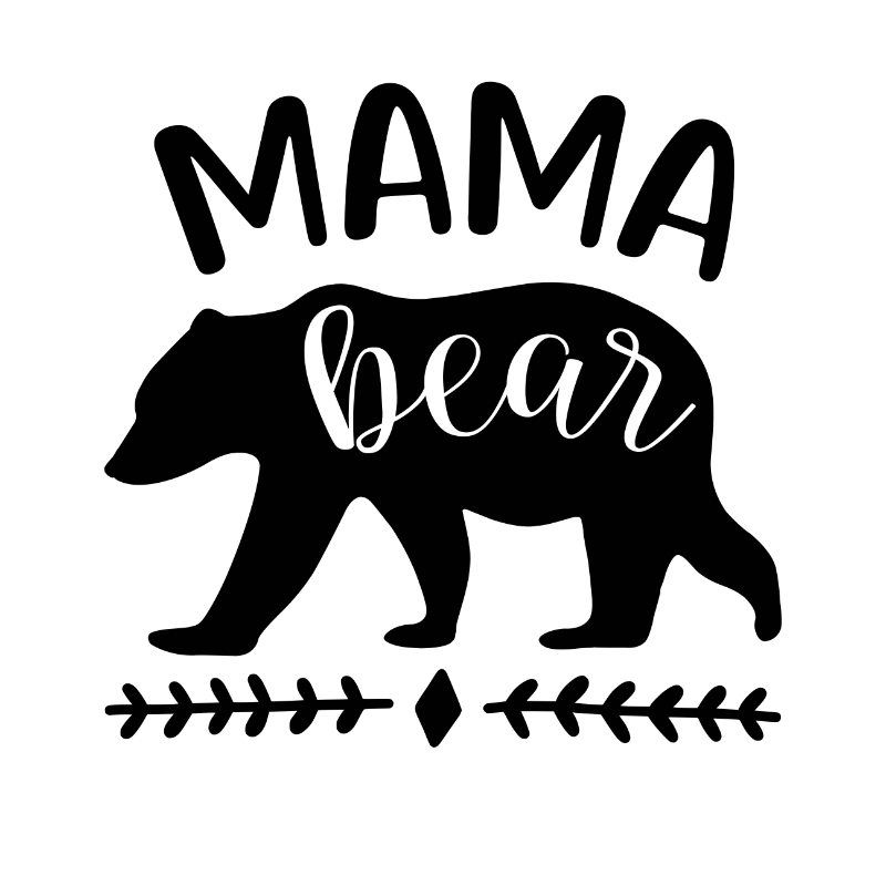 Mama Bear Vinyl Decal