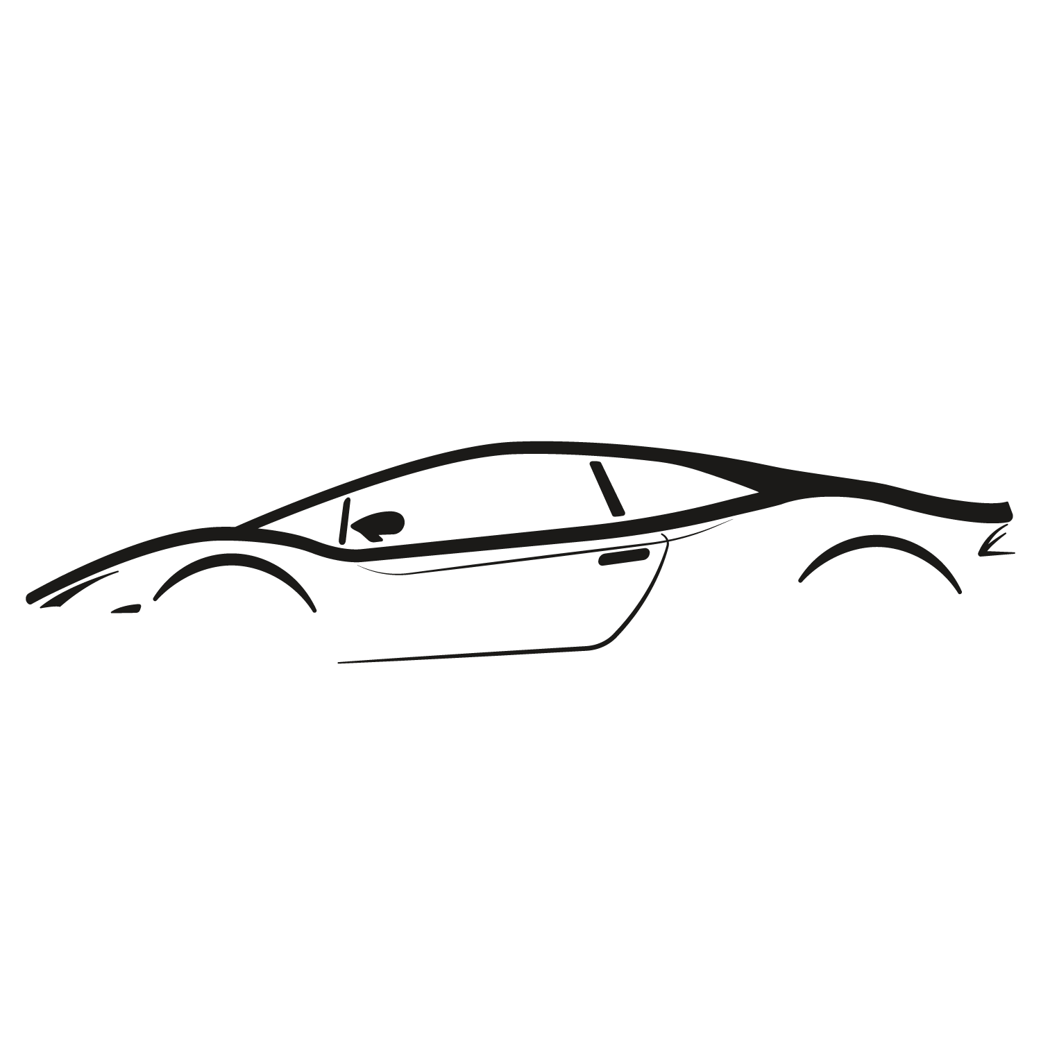 Lamborghini Silhouette Vinyl Decal