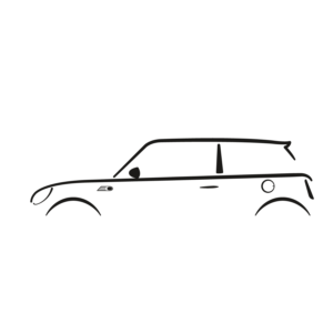Mini Cooper Silhouette Vinyl Decal